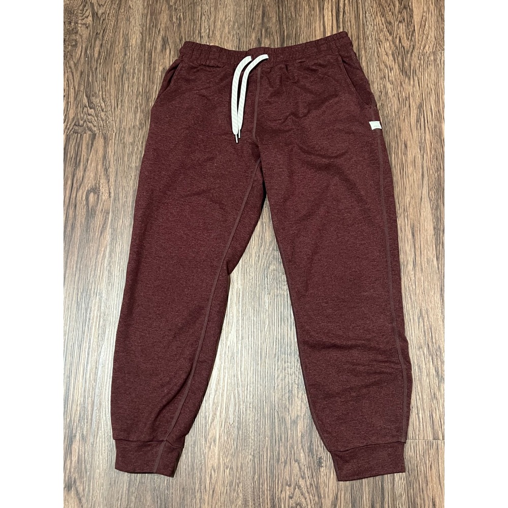 Vuori Performance Jogger Dark Cherry Heather Burgundy VW303 Womens XS